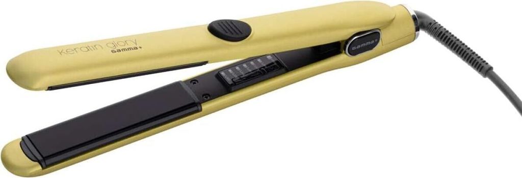 Glory Platte Gold Rose, professioneller Haarglätter für Keratin-Behandlungen, glänzendes Haar, 6 Heizstufen, automatische Abschaltung (Mattgold)