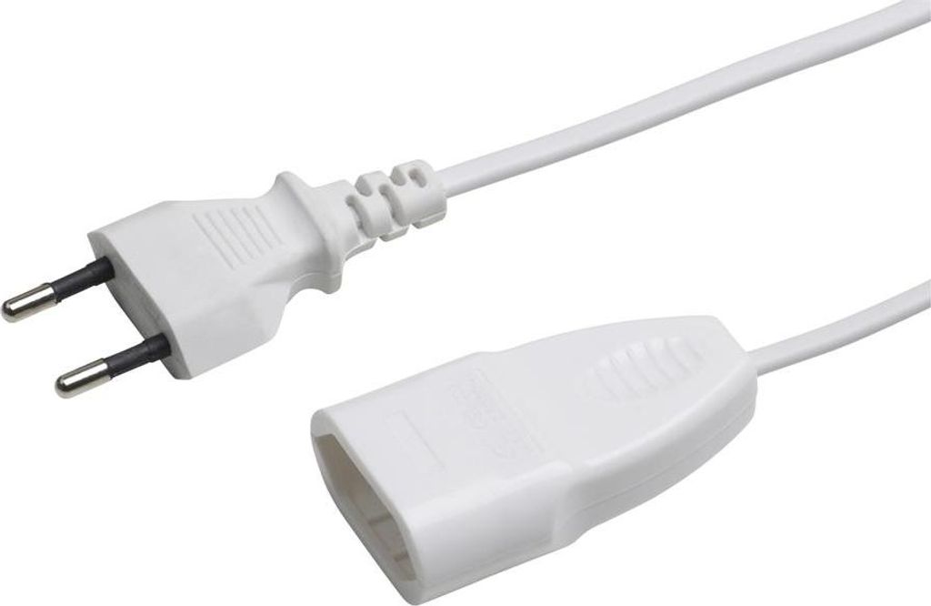 Meister Euro-Verlängerung 3 m Kabel weiß IP20 Innenbereich Produktbild 
