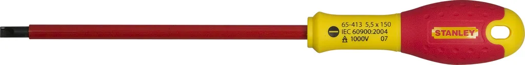 Tournevis FatMax Isolé 5,5x100mm Stanley avec manche Soft Grip robuste - 2