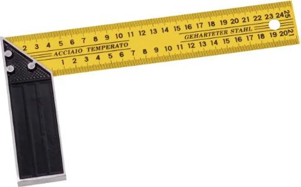 KS Tools 300.0220 Équerre de menuisier en acier galvanisé de 200 mm