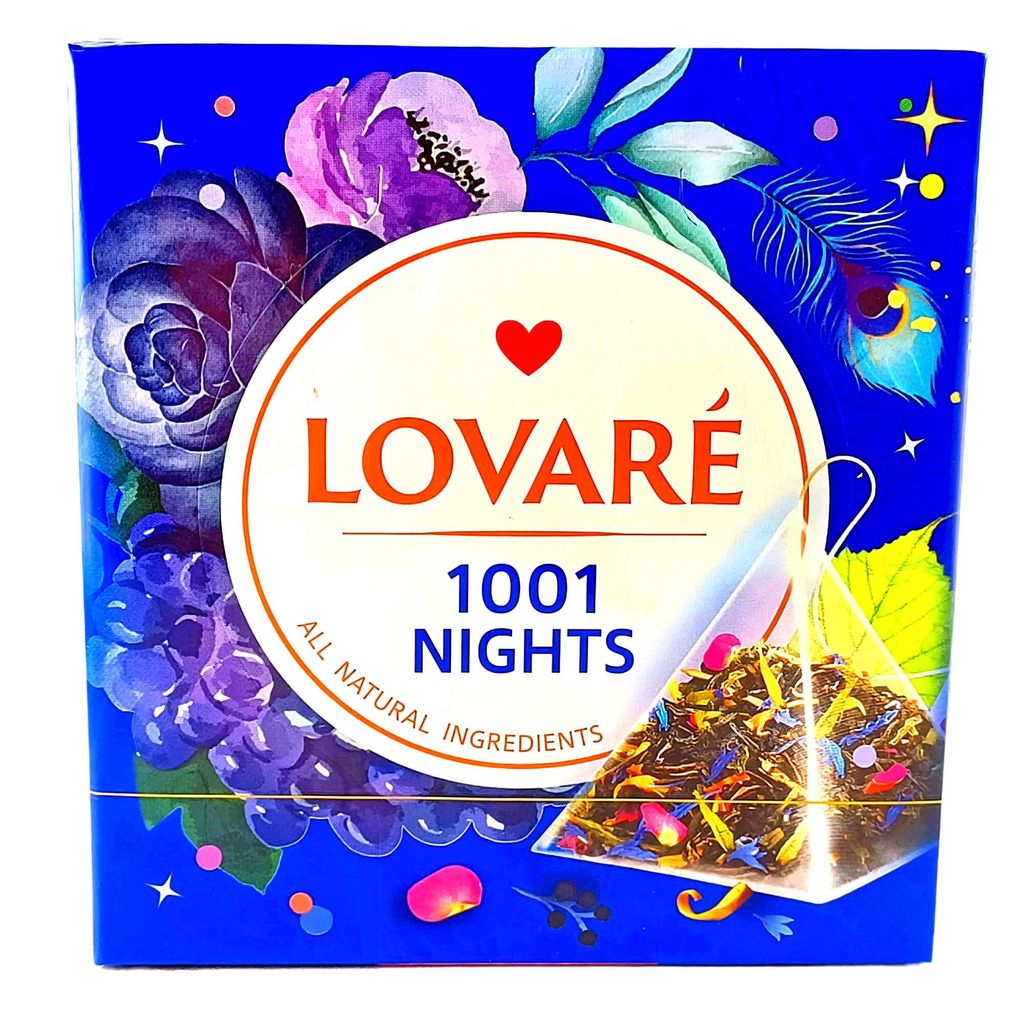 Lovare 1001 Nights Schwarzer Tee & Grüner Tee mit Geschmack Produktbild 