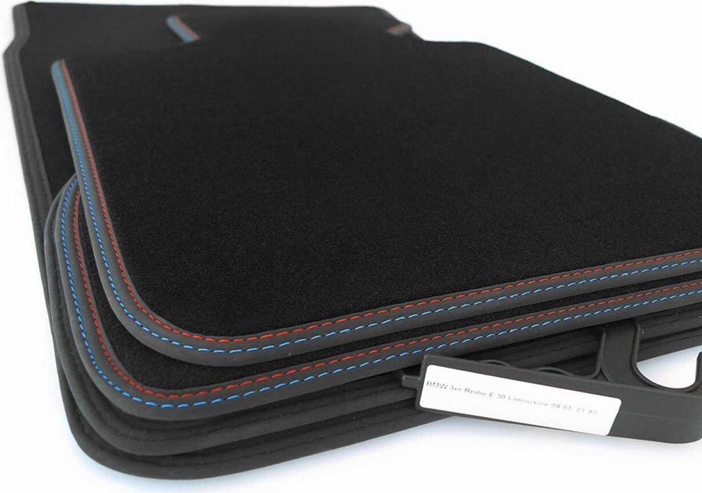 Tappetini per BMW Serie 3 E30 M3 Tappetini in velours Immagine del prodotto 
