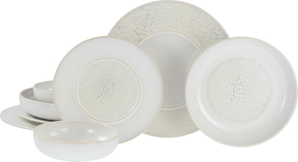 CreaTable, 24554, Unico Toscania, Tellerset 8-tlg, Steinzeug