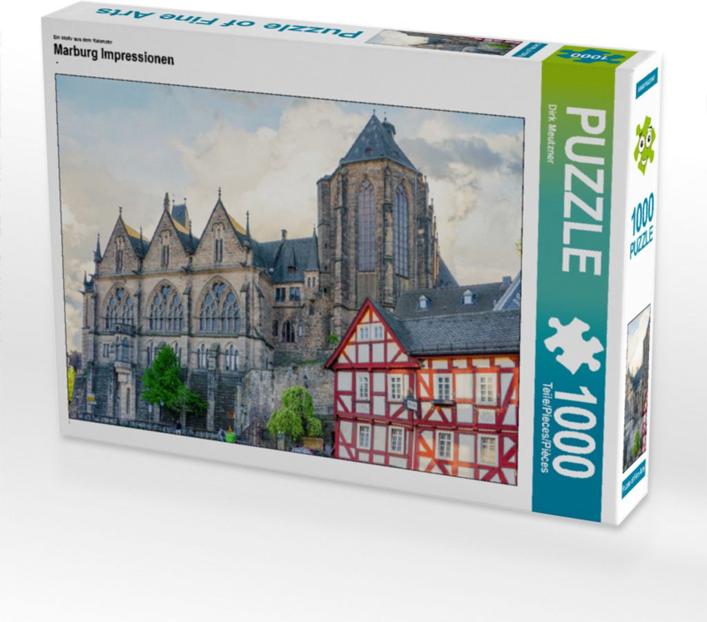 CALVENDO Puzzle Ein Motiv aus dem Kalender Marburg Impressionen | 1000 Teile Lege-Größe 64x48cm Foto-Puzzle für glückliche Stunden