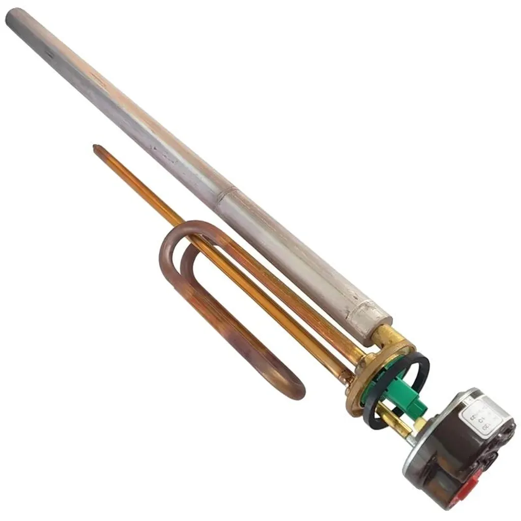 Thermoplongeur inox 2000W avec thermostat 30cm pour chauffage rapide