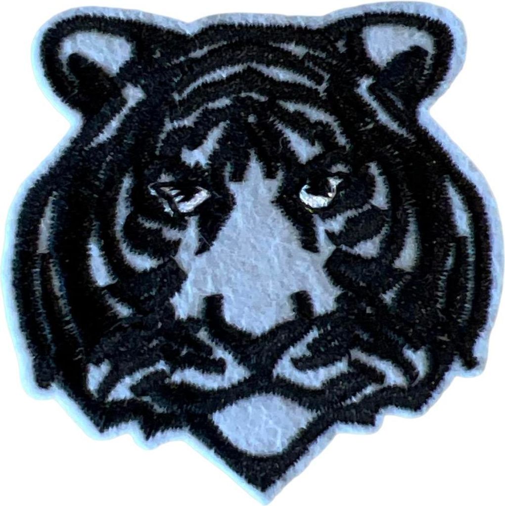 Sibirischer Tiger-Emblem-Aufnäher zum Aufbügeln