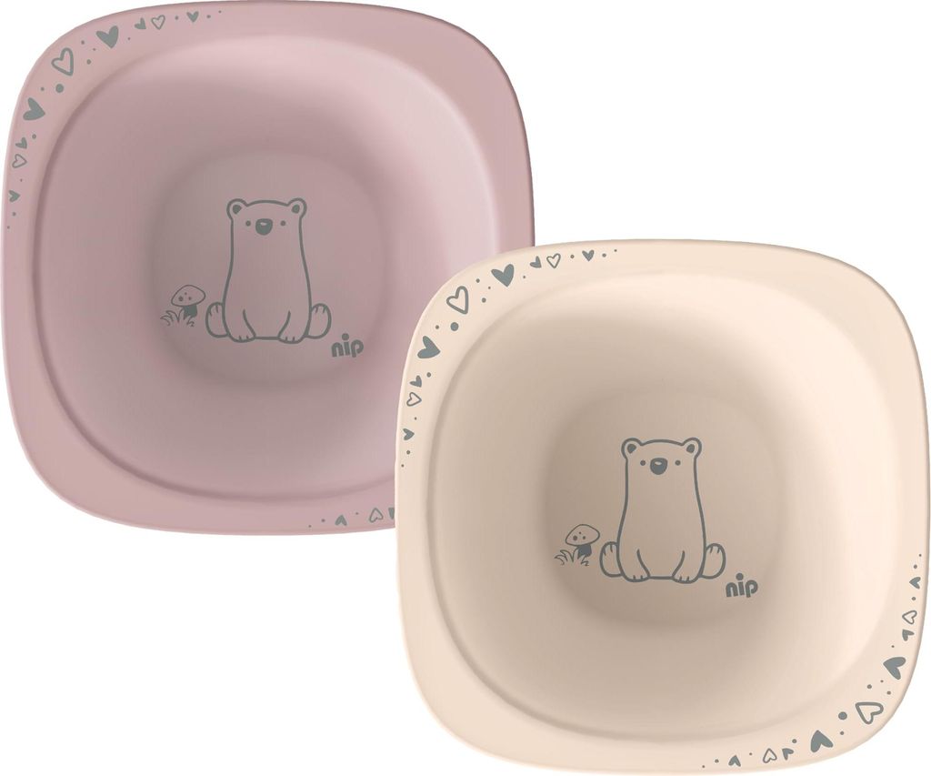 nip – Breischale | Nachhaltige und bruchfeste Babybrei Schüssel ab 4 Monaten. Ergonomische Baby Schüssel aus über 90% nachwachsenden Rohstoffe...