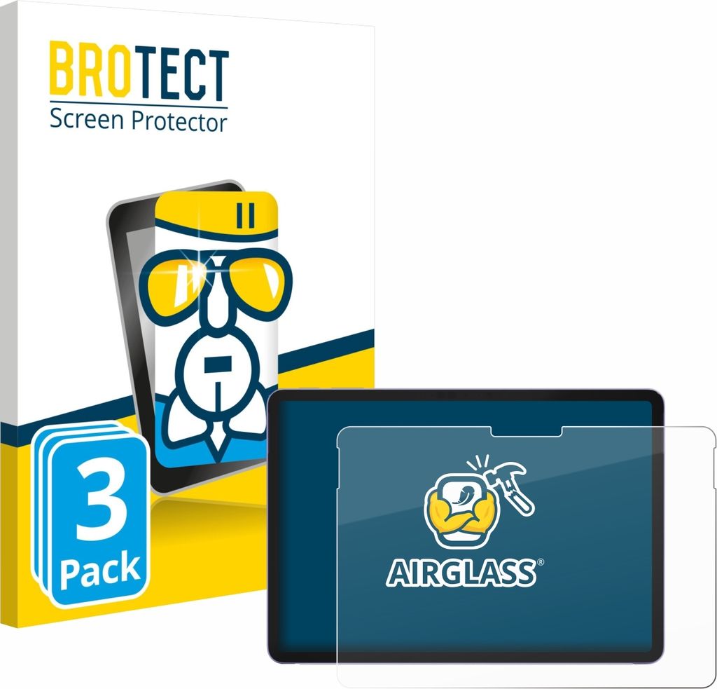 3x BROTECT Schutzglas für Microsoft Surface Pro 12 Schutzfolie Panzer Folie Glas Display Schutz klar