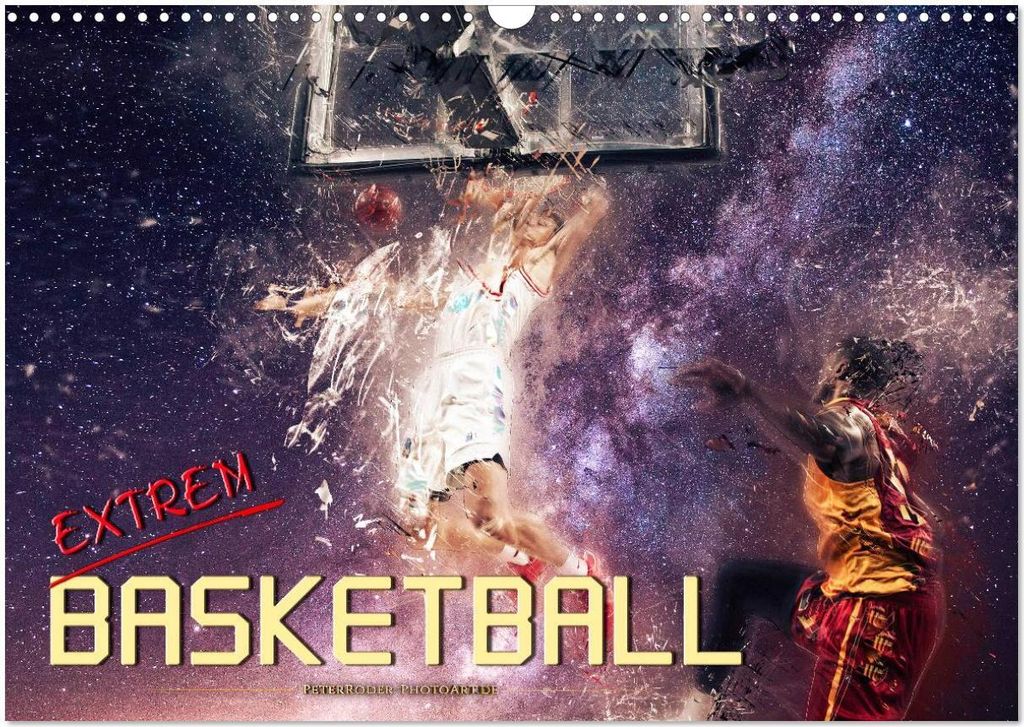 Basketball extrem (Wandkalender 2026 DIN A3 quer), CALVENDO Monatskalender