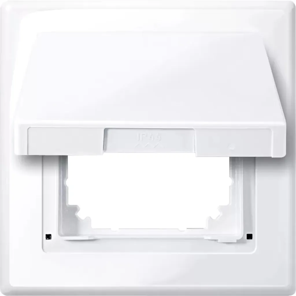 Couvercle étanche IP44 blanc brillant M-SMART résistant aux projections