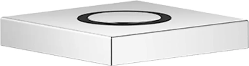 Bouton Dornbracht Air Switch 10714970-00 avec rosace carrée chromée
