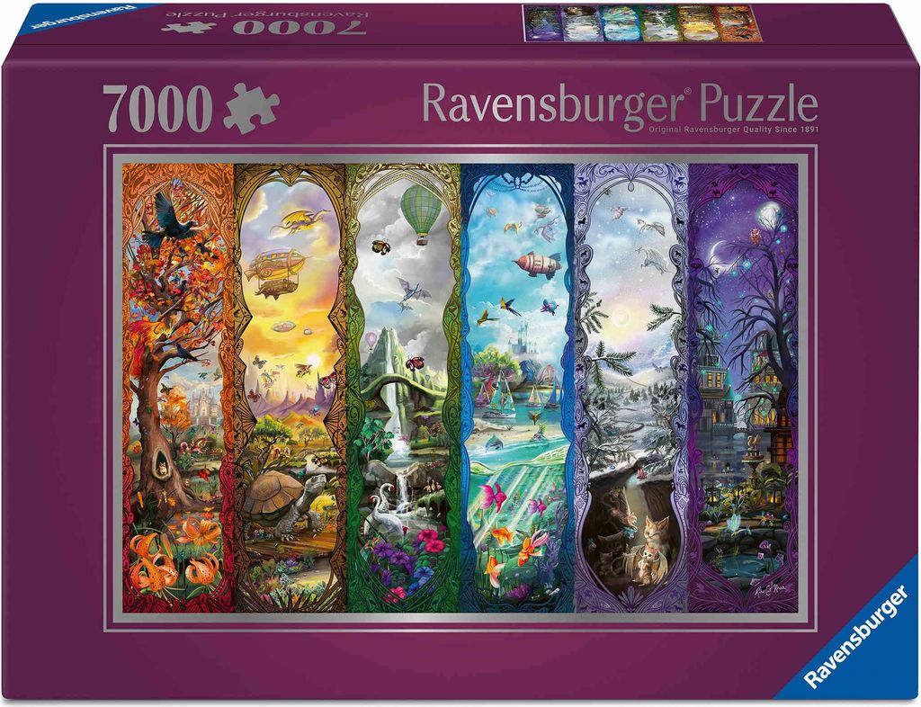 7000 Teile Ravensburger Puzzle Die sechs Portale 12001422 Produktbild 