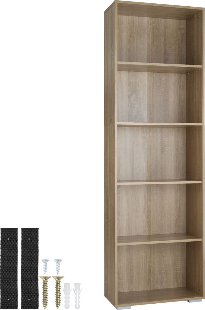 tectake® Lexi libreria 60 x 30 x 190 cm Immagine del prodotto 