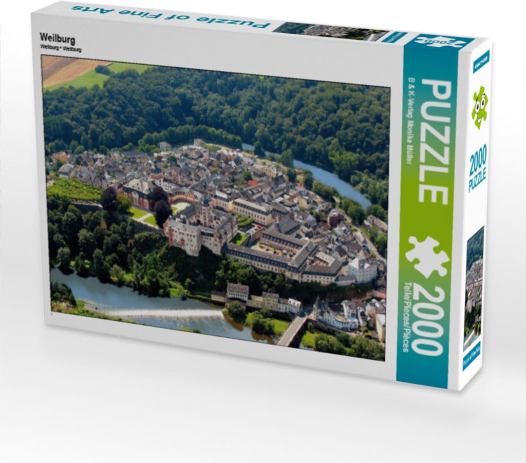 CALVENDO Puzzle Weilburg | 2000 Teile Lege-Größe 90x67cm Foto-Puzzle für glückliche Stunden