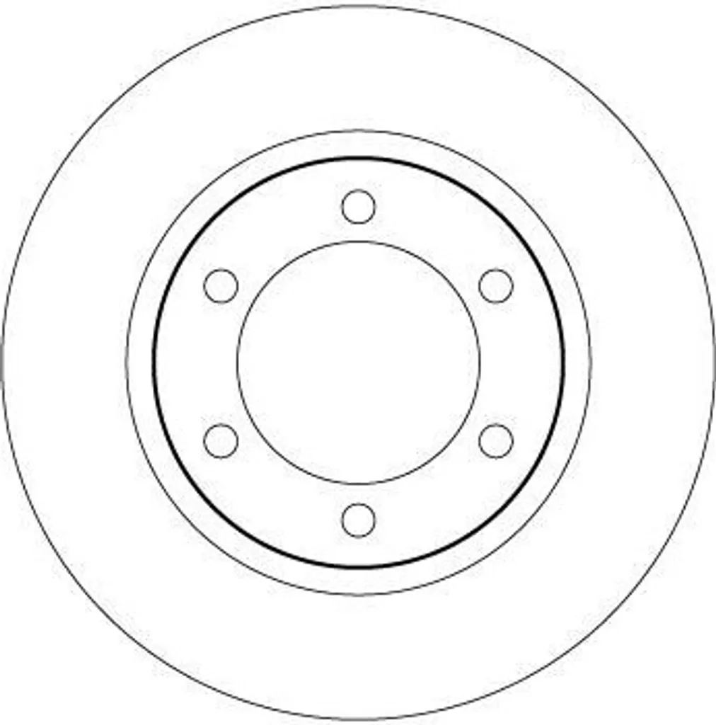 2x Disque de frein TRW DF6726S pour TOYOTA HILUX Pick-up 319mm