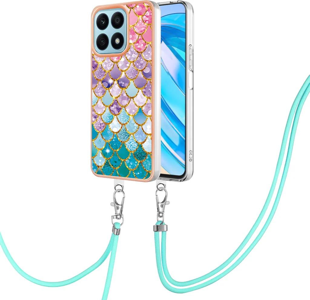 Cover Honor X8a TPU Slim con Cordino | Custodia Fantasia Design