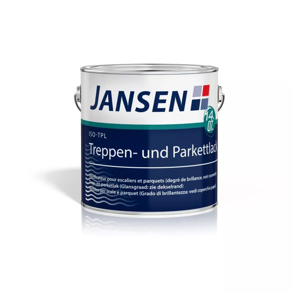 Jansen ISO-TPL Treppen- und Parkettlack, weiß, 2,5 Liter : Produktbild 