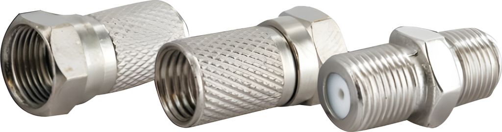 Schwaiger Set de connecteurs F 7,0mm Argent Image du produit 