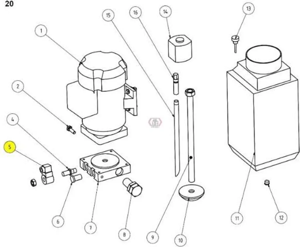 Électro-aimant de descente robuste AC220V pour pont Twin Busch