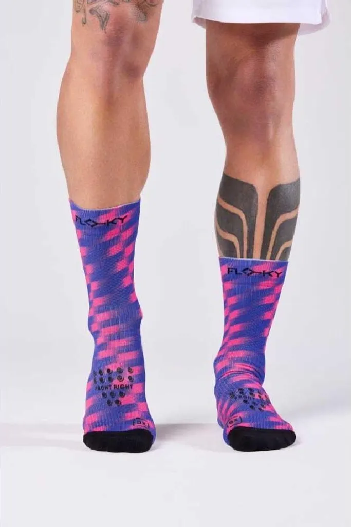 Chaussettes de Running Floky S-mash Fantasy Tokyo Violettes EU 36-39