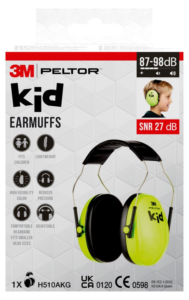 nauszniki 3M™ PELTOR™ dla dzieci - Wartość SNR 27 dB - Zdjęcie produktu 