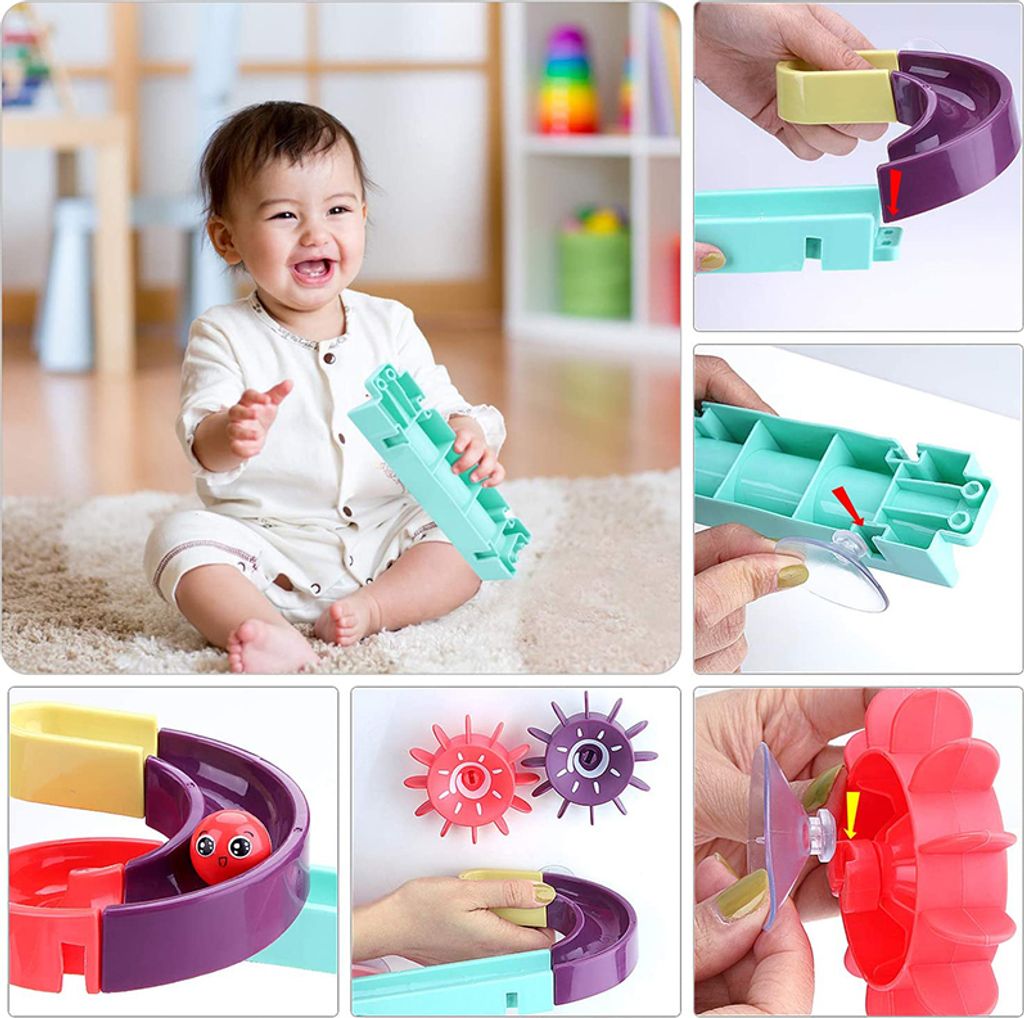 Baby Badespielzeug Set, Kinder Wassermühle Produktbild 7