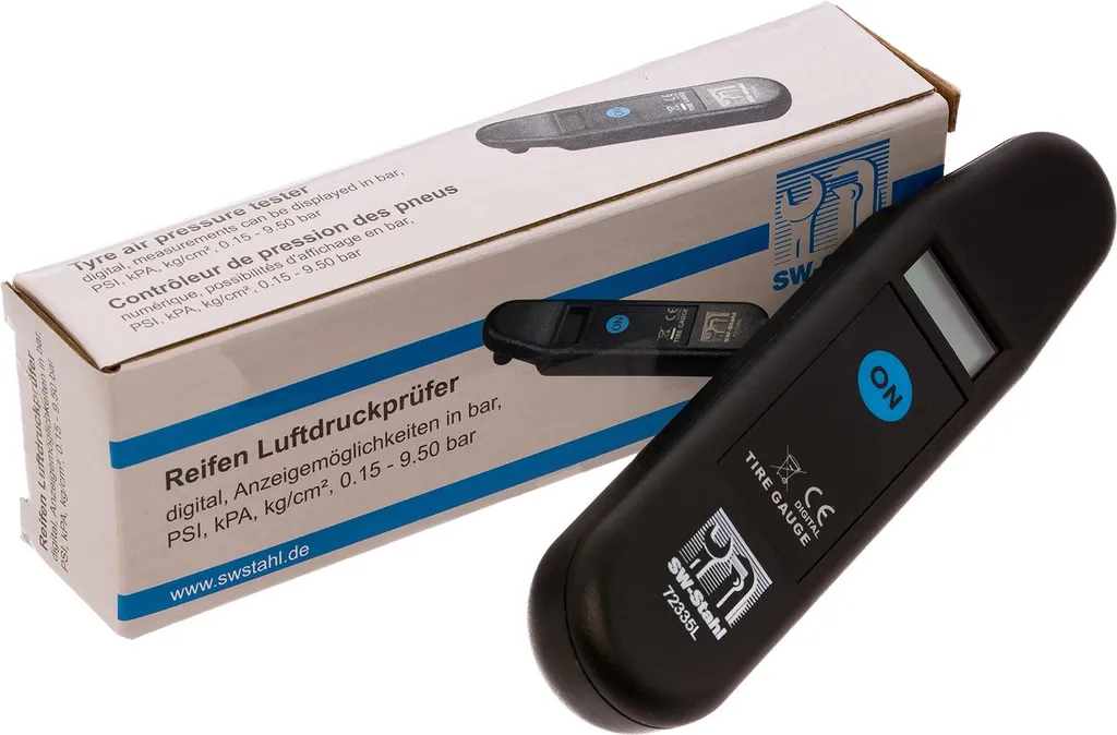 Tester di pressione aria digitale per pneumatici