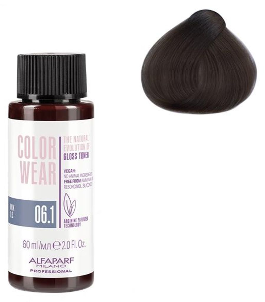 Alfaparf Milano Color Wear Gloss Toner 06.1 60 ml