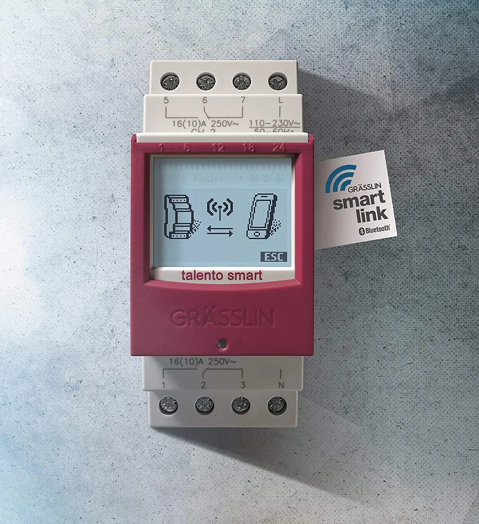 Interrupteur horaire programmable Grässlin talento smart B15 DIN - 2