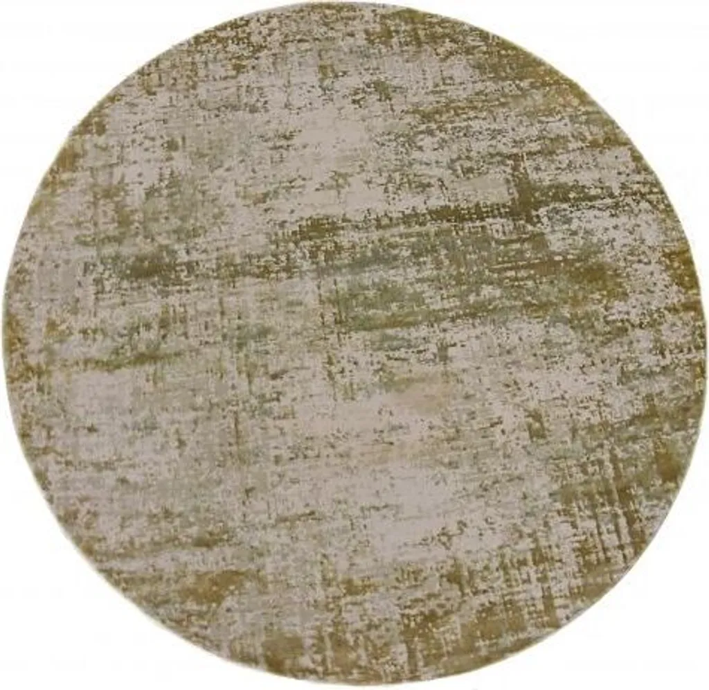 Tapis Cordoba beige rond 150 cm : la solution pour un sol chic et propre