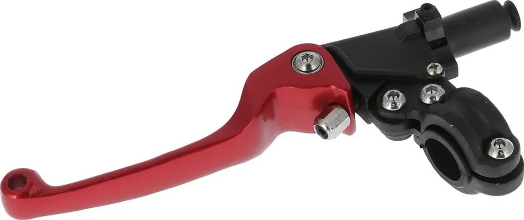 Kit leviers de frein et embrayage moto repliables rouge - 6