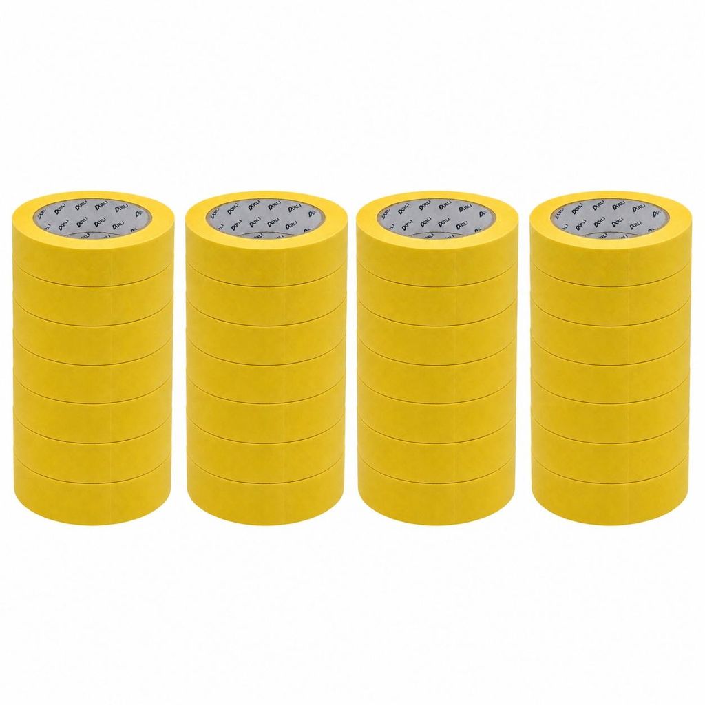 ARLI 20x Abdeckklebeband Kreppband 30 mm x 50 m Malerkrepp Malerband Kreppklebeband