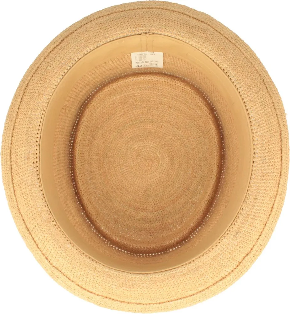 Chapeau Pork Pie en Paille et Raphia : Anti-Écrasement et Durable - 4