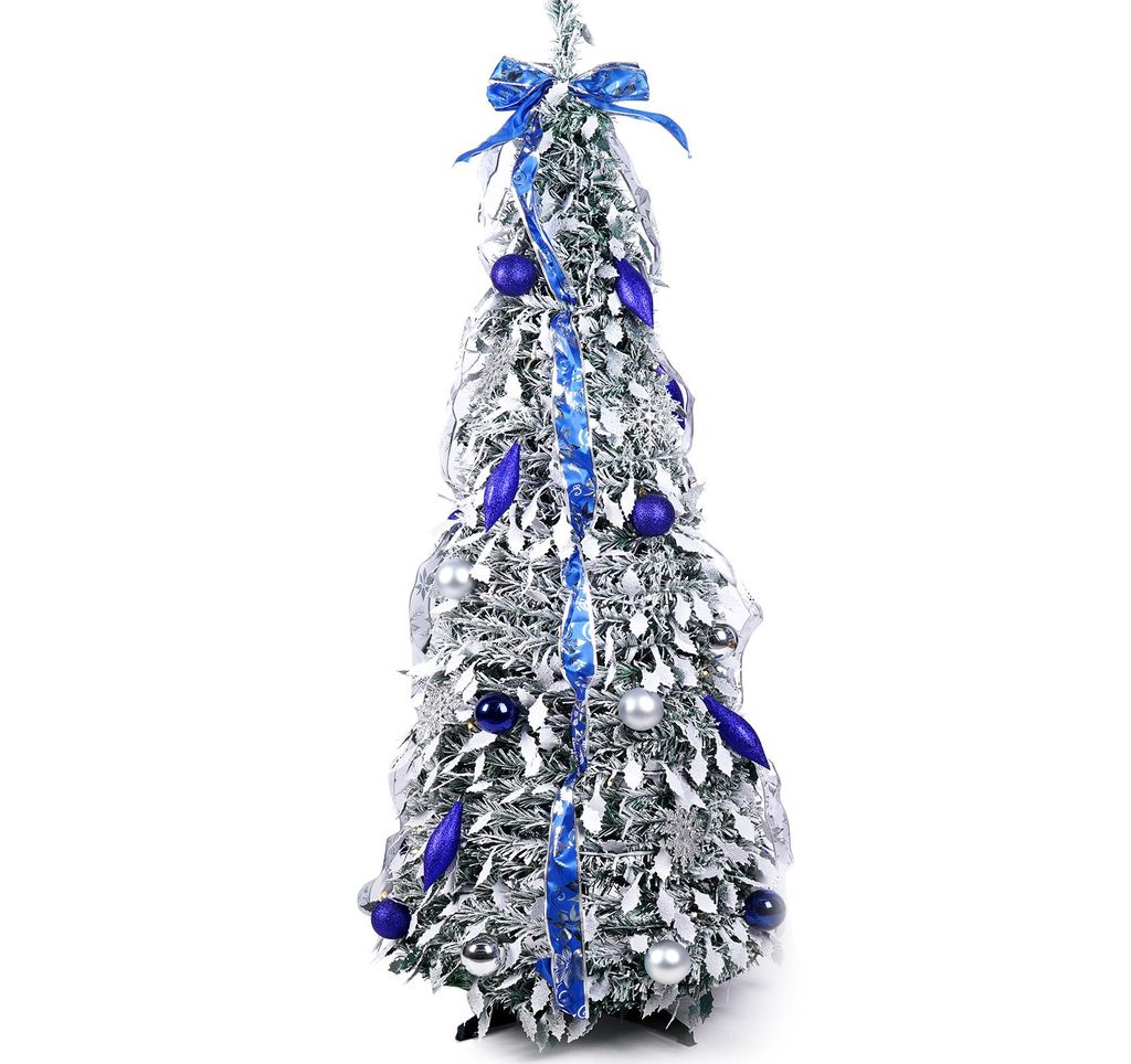 150 cm Pop-Up Weihnachtsbaum, Faltbarer Weihnachtsbaum Produktbild 