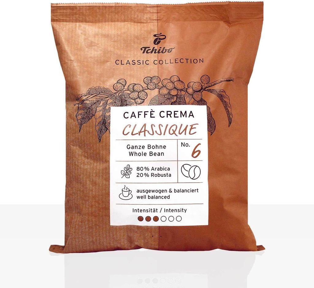 Tchibo Caffe Crema Classique - 10 x 500g Kaffeebohnen