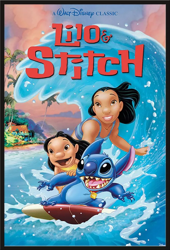 Affiche Stitch Disney encadrée : fini les posters abîmés avec Shinsuke