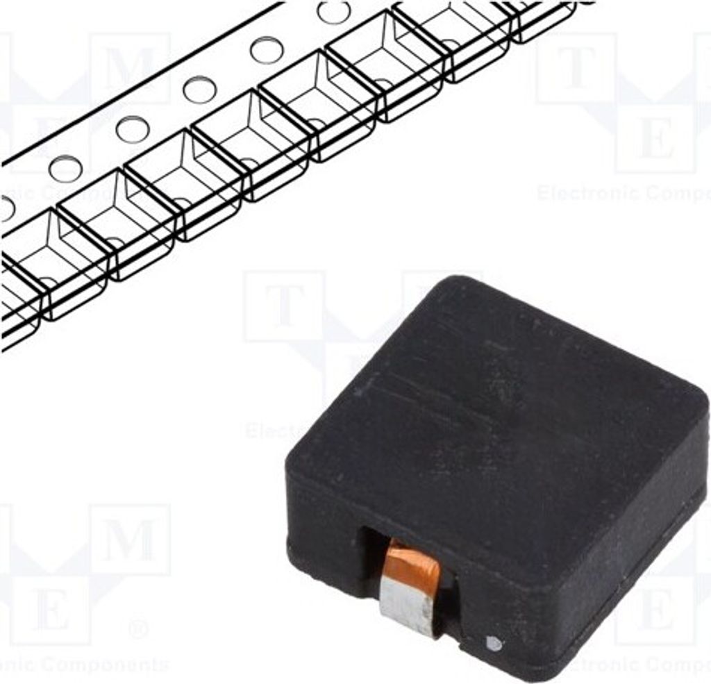 1x Drossel: Draht 3,2uH 5,9mΩ ±20% lBetrieb: 11,2A SMD Isat: 15A HCI1050-3R2 SMD-
