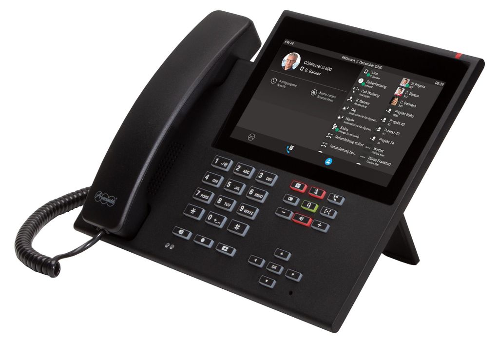 AUERSWALD Telefon COMfortel  D-600 schwarz Produktbild 