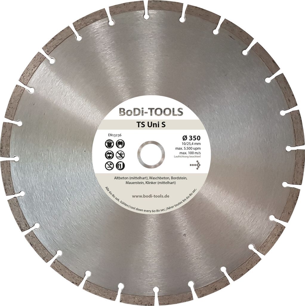 Diamanttrennscheibe Beton TSB - Ø 300 / 20,0 mm Bohrung