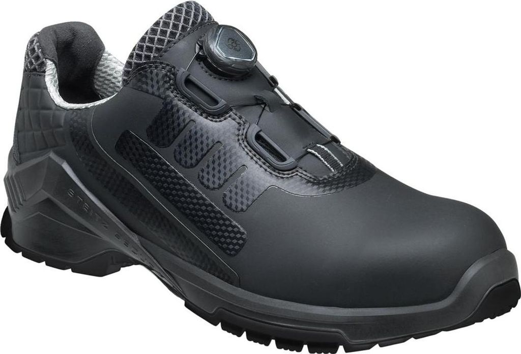 Steitz Secura Sicherheitshalbschuh VD Pro 3500 Boa SF S3 ESD SRC DGUV Gr. 47 schwarz