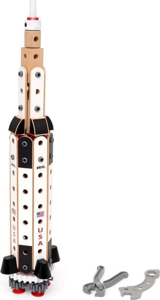 Fusée Apollo Saturn V BRIO 63460700 : Idéal pour Décoration et Éveil