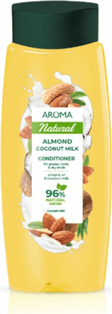 Mandel- und Kokosmilch-Conditioner fr fettigen Ansatz und trockene Spitzen