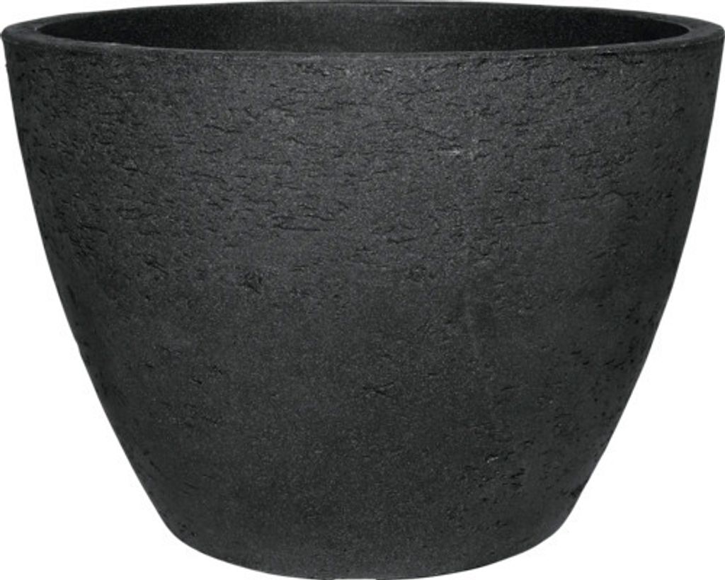 Blumentopf geli Stone Kunststoff Ø 50 cm H 38 cm anthrazit Produktbild 
