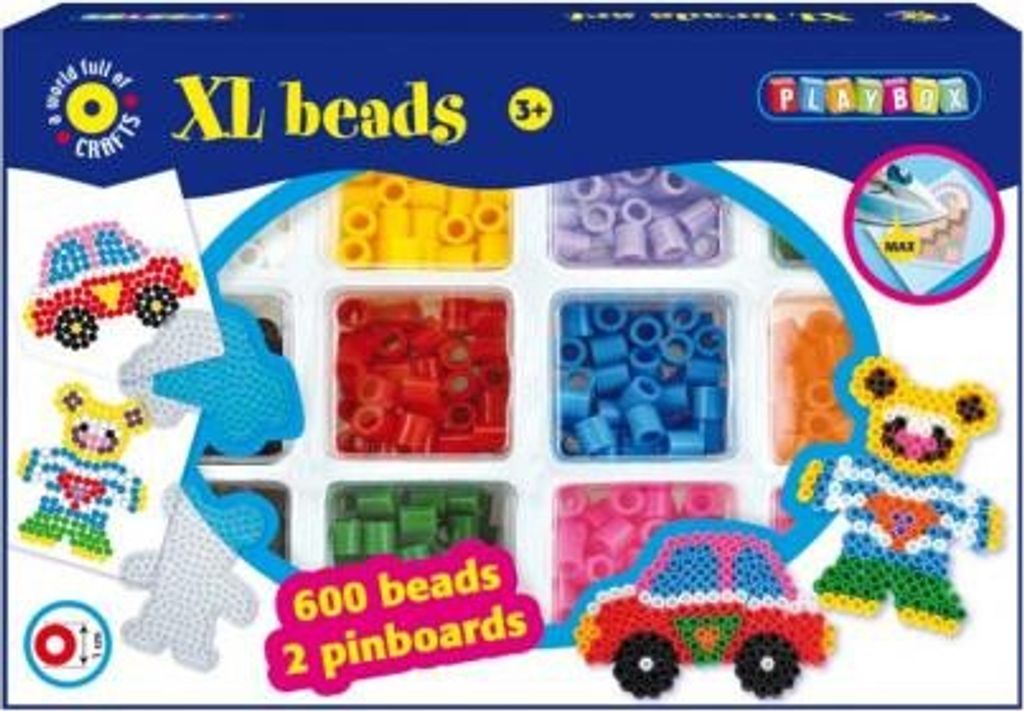 PLAYBOX perline stirabili XL - auto e orsacchiotto 600 Immagine del prodotto 