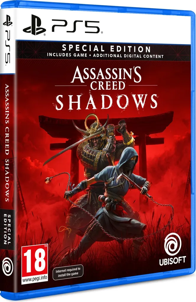 Assassin's Creed Shadows Édition Spéciale PS5 avec Bonus Exclusifs Japon