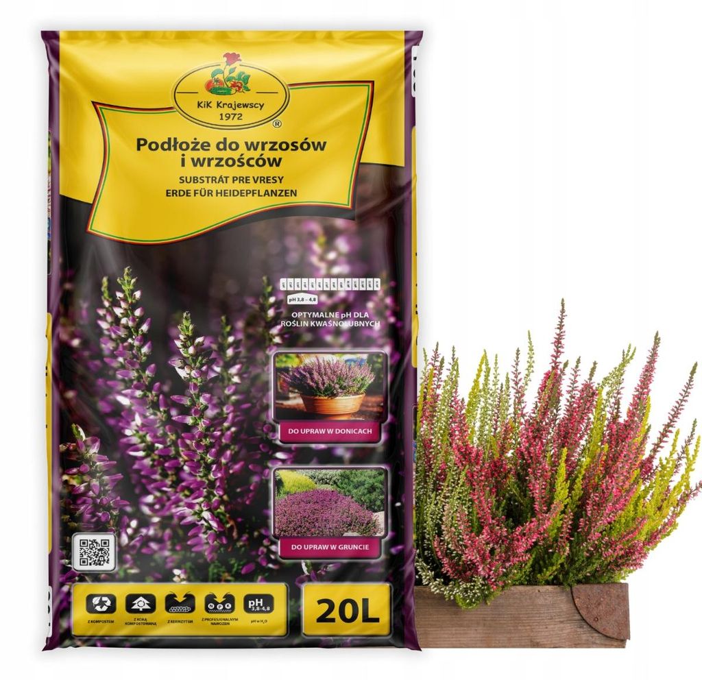 Heidekrauterde 20 l - Hochwertig - Nährstoffreich - Für Produktbild 