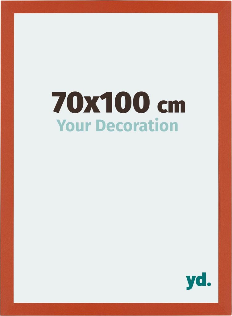 Puzzlerahmen 70x100 cm - Orange - MDF - Mura