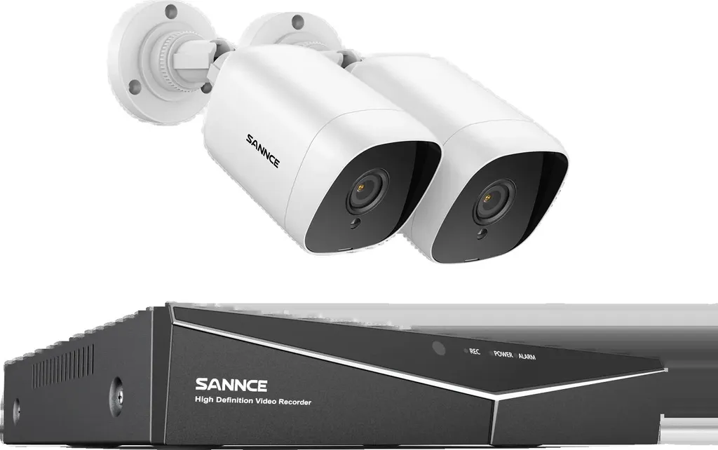 Système de Sécurité 1080P : DVR 4CH Intelligent et 4 Caméras de Vision