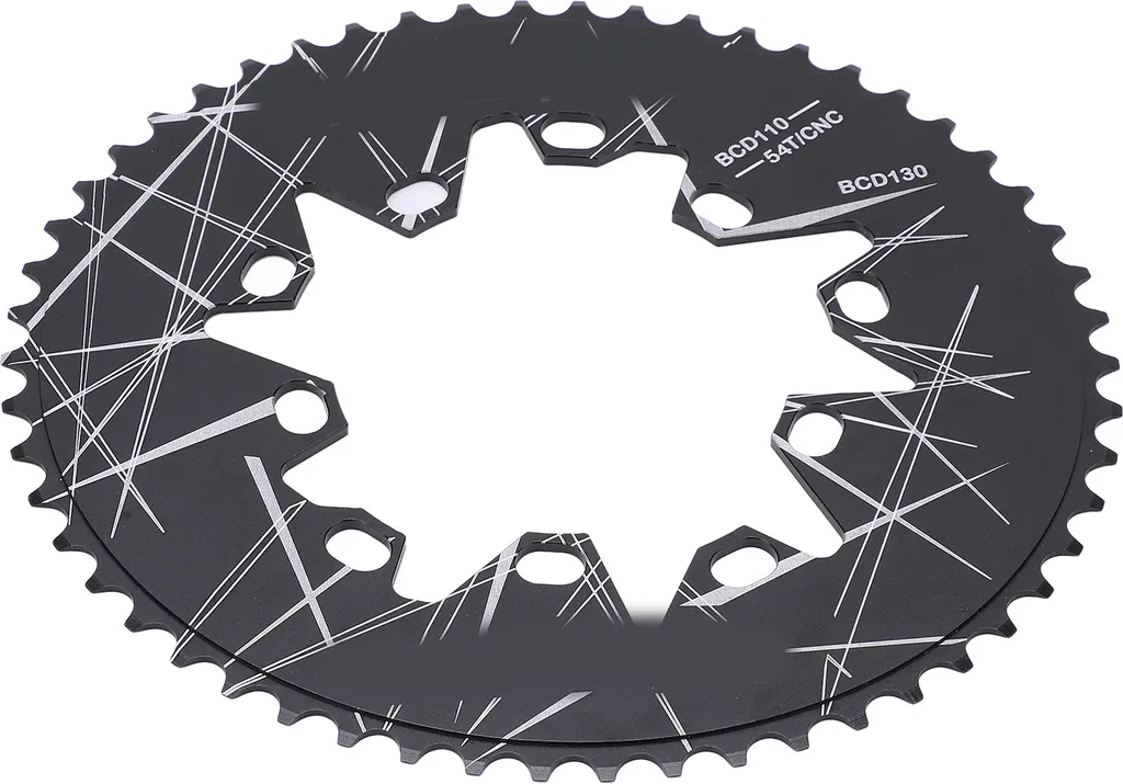 Plateau de Vélo Pliant Ovale 54 Dents Narrow Wide Compatible 110/130 BCD