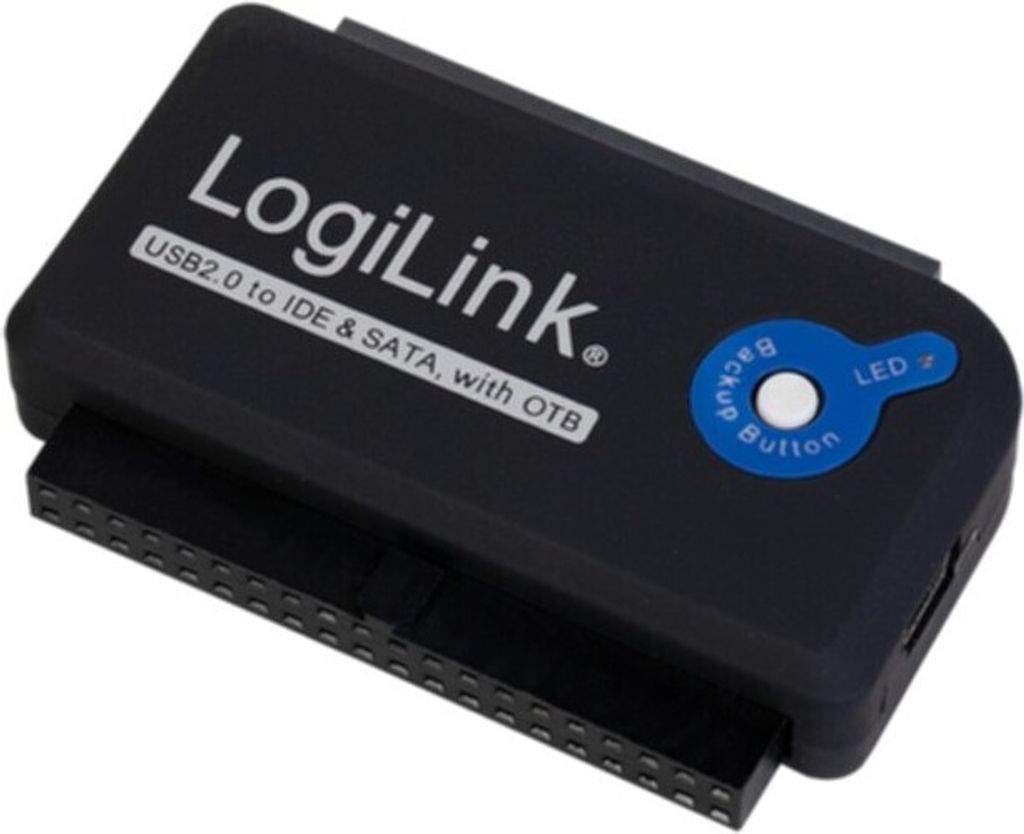 Logilink Adapter USB 2.0 zu 2,5 + 3,5 Zoll IDE+SATA HDD OTB Image du produit 